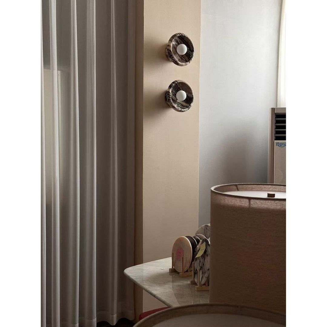 Piedra Applique Murale Marbre Verre Minimaliste - Neutralighting