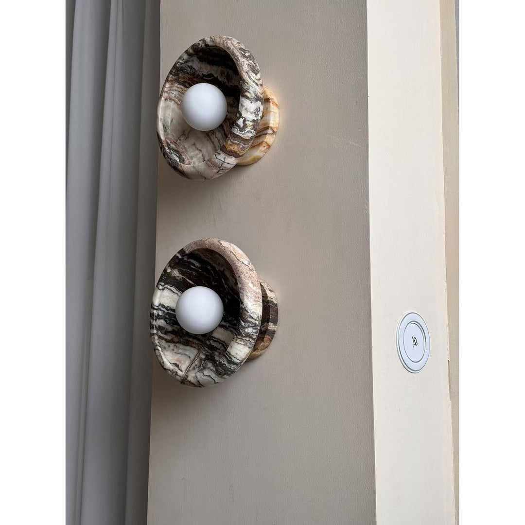 Piedra Applique Murale Marbre Verre Minimaliste - Neutralighting