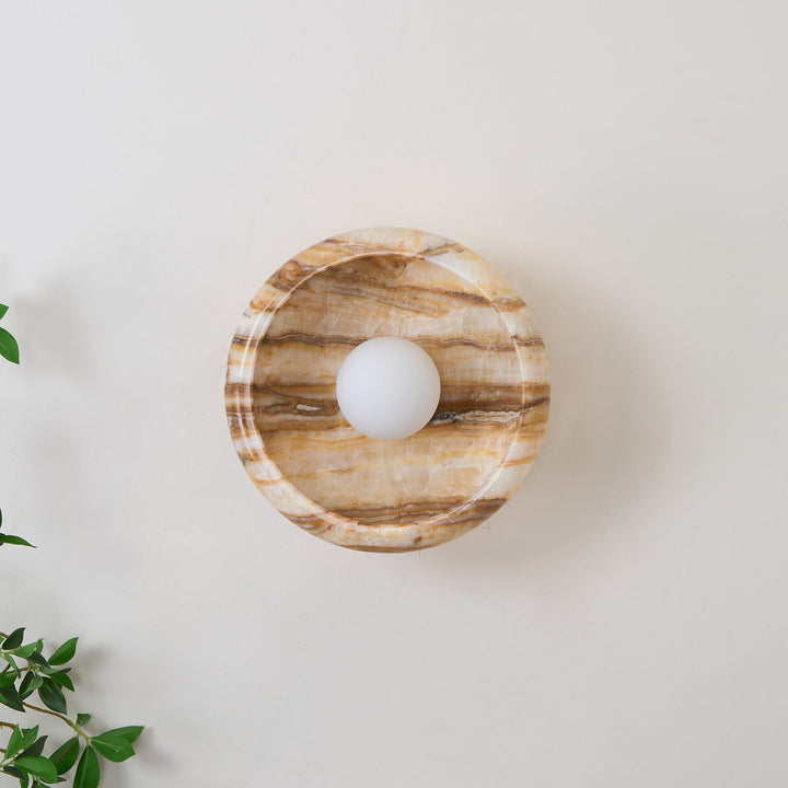 Onvix Applique murale en onyx naturel - Neutralighting