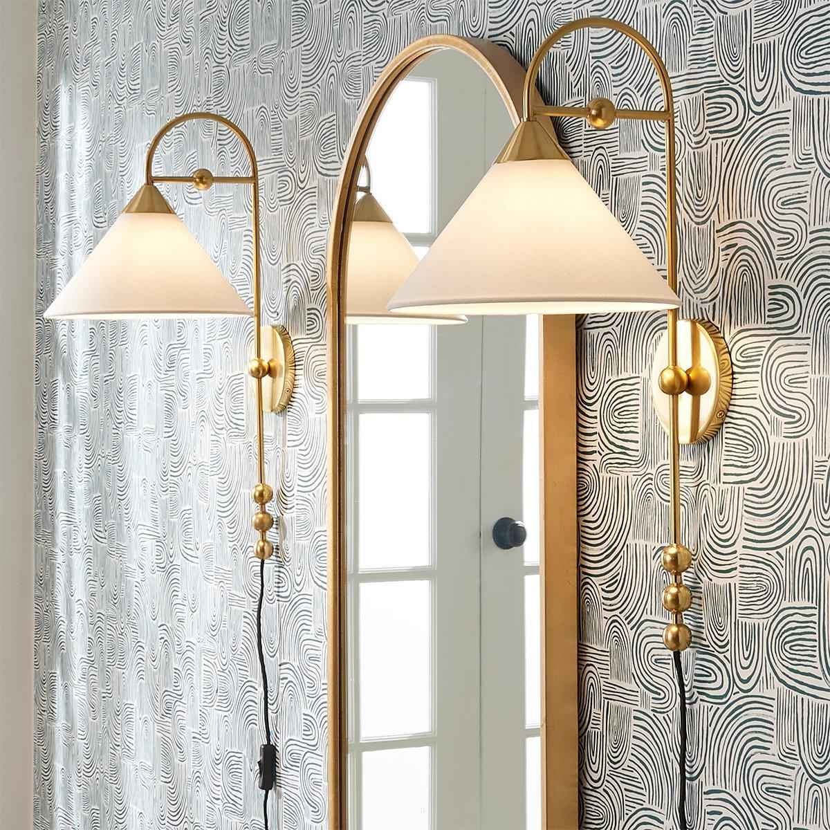Lampe Cisorir en Laiton – Design Contemporain