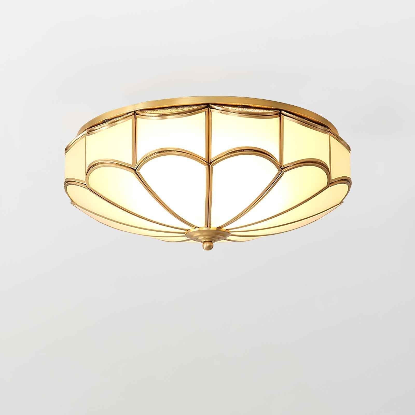 Evmarara Verre 35cm Blanc LED