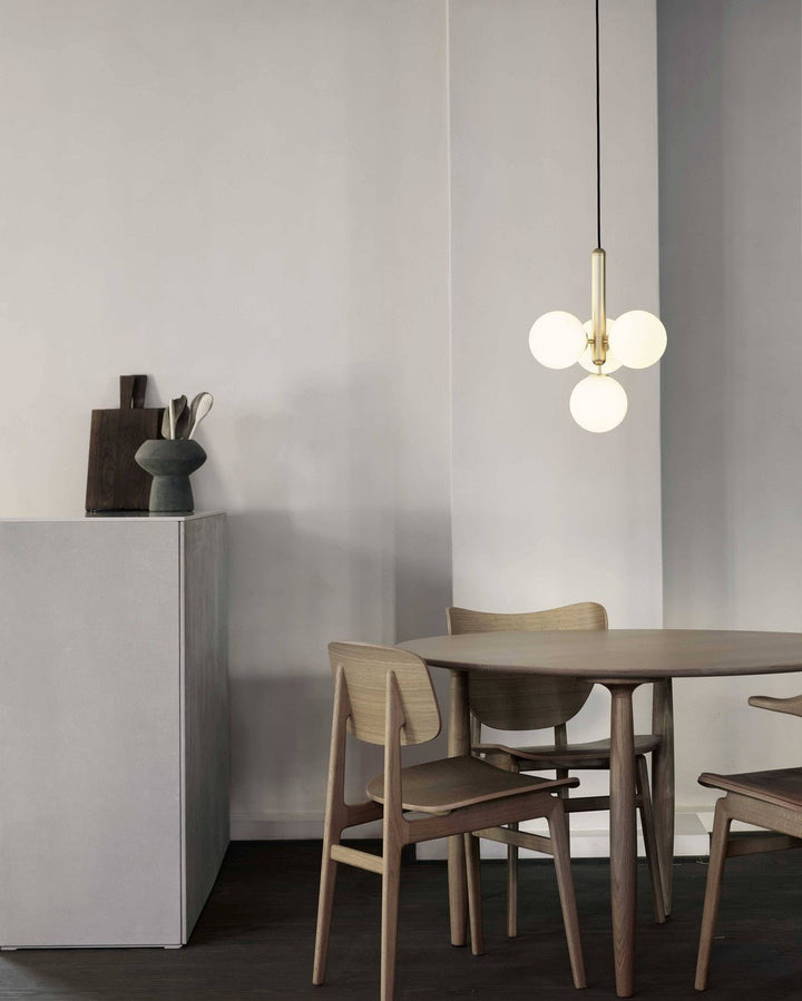 Azorila Suspension moderne minimaliste en laiton et verre - Neutralighting