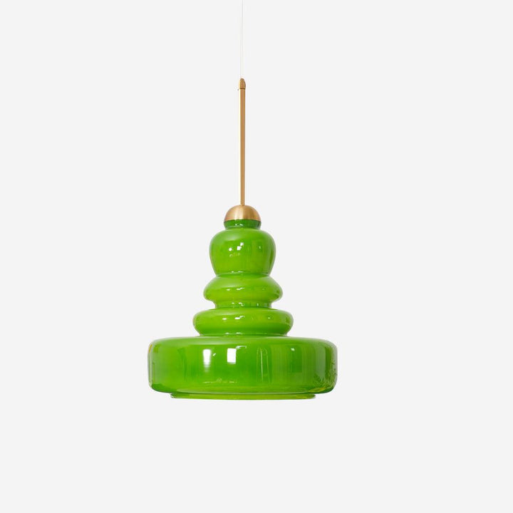Lustra Suspension en Verre à Couches Style École pour Salon - Neutralighting
