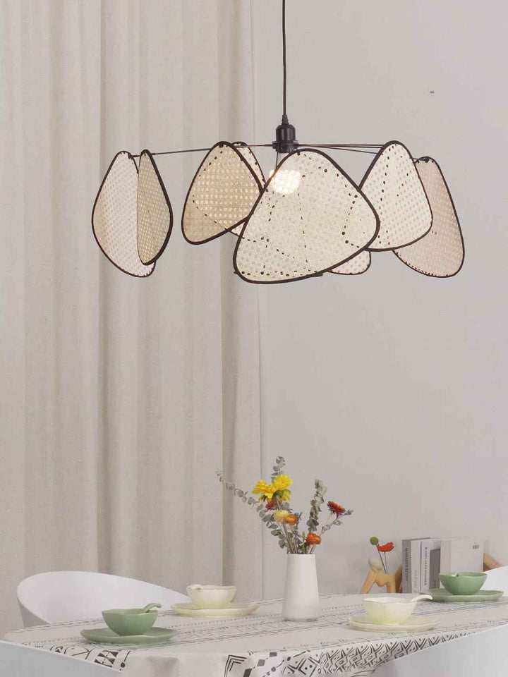 Lustra Lampe Pendante Rattan Swag Industrielle - Neutralighting