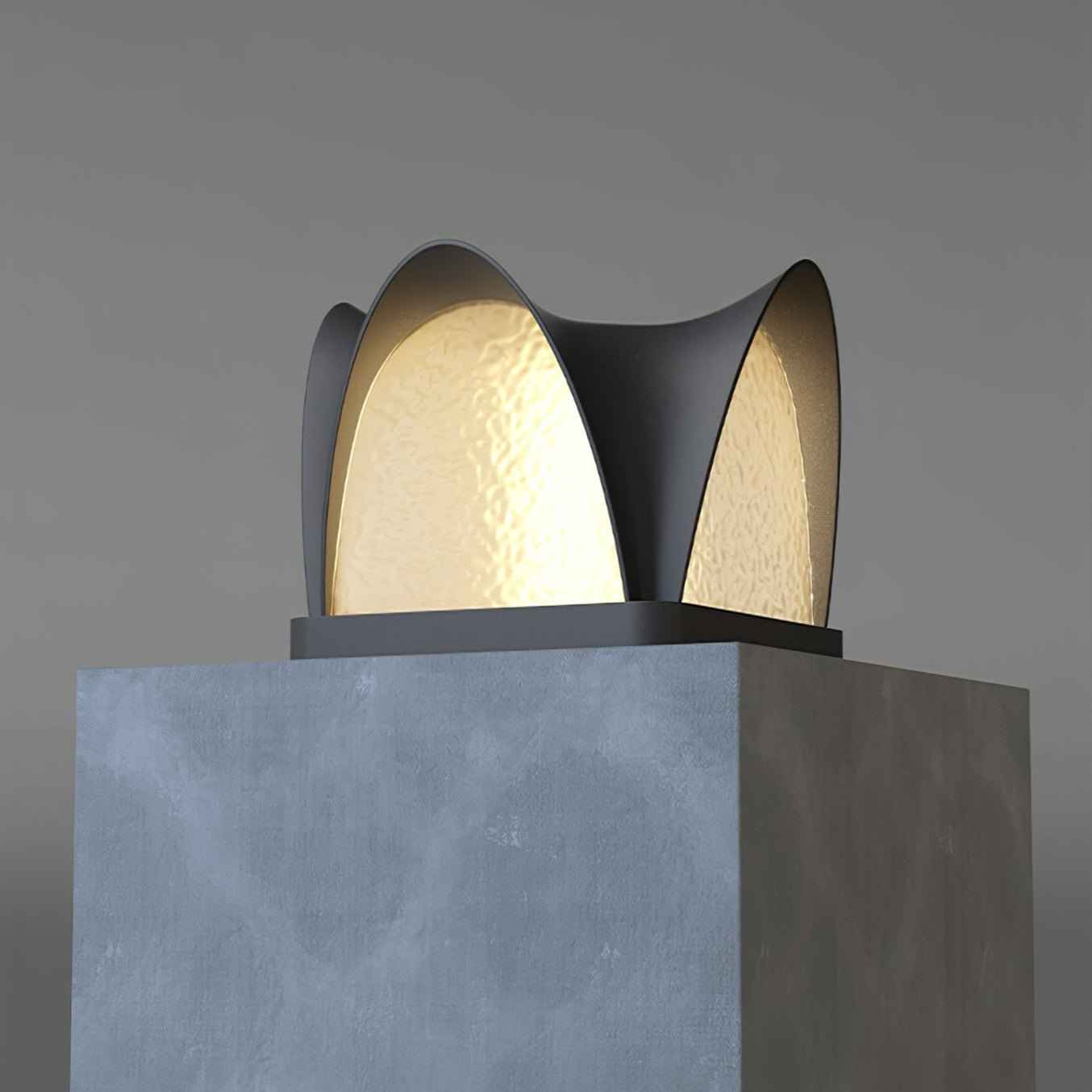 Veyra Acrylique 20cm Noir LED