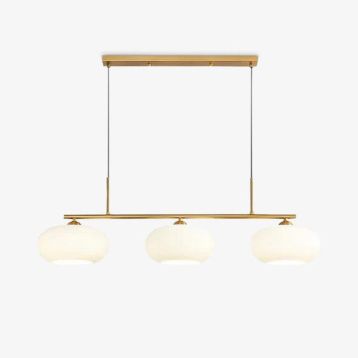 Lustra Suspension Lampe Linéaire à 3 Lumières en Forme de Globe - Neutralighting