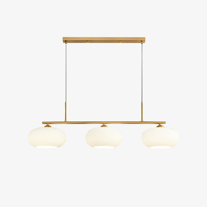 Lustra Suspension Lampe Linéaire à 3 Lumières en Forme de Globe - Neutralighting