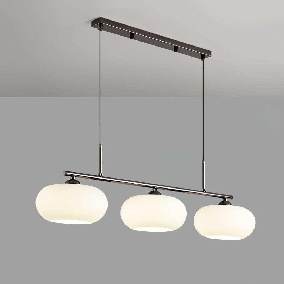 Lustra Suspension Lampe Linéaire à 3 Lumières en Forme de Globe - Neutralighting