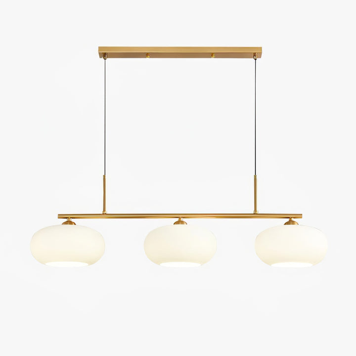 Lustra Suspension Lampe Linéaire à 3 Lumières en Forme de Globe - Neutralighting