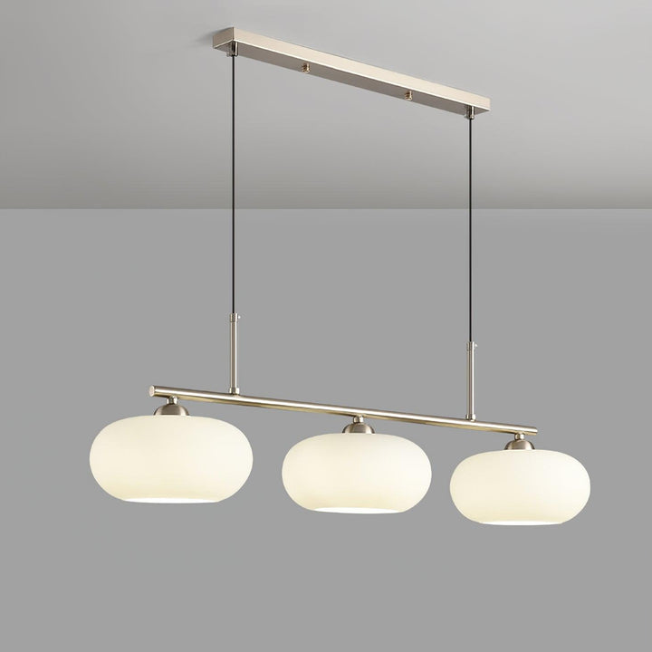 Lustra Suspension Lampe Linéaire à 3 Lumières en Forme de Globe - Neutralighting