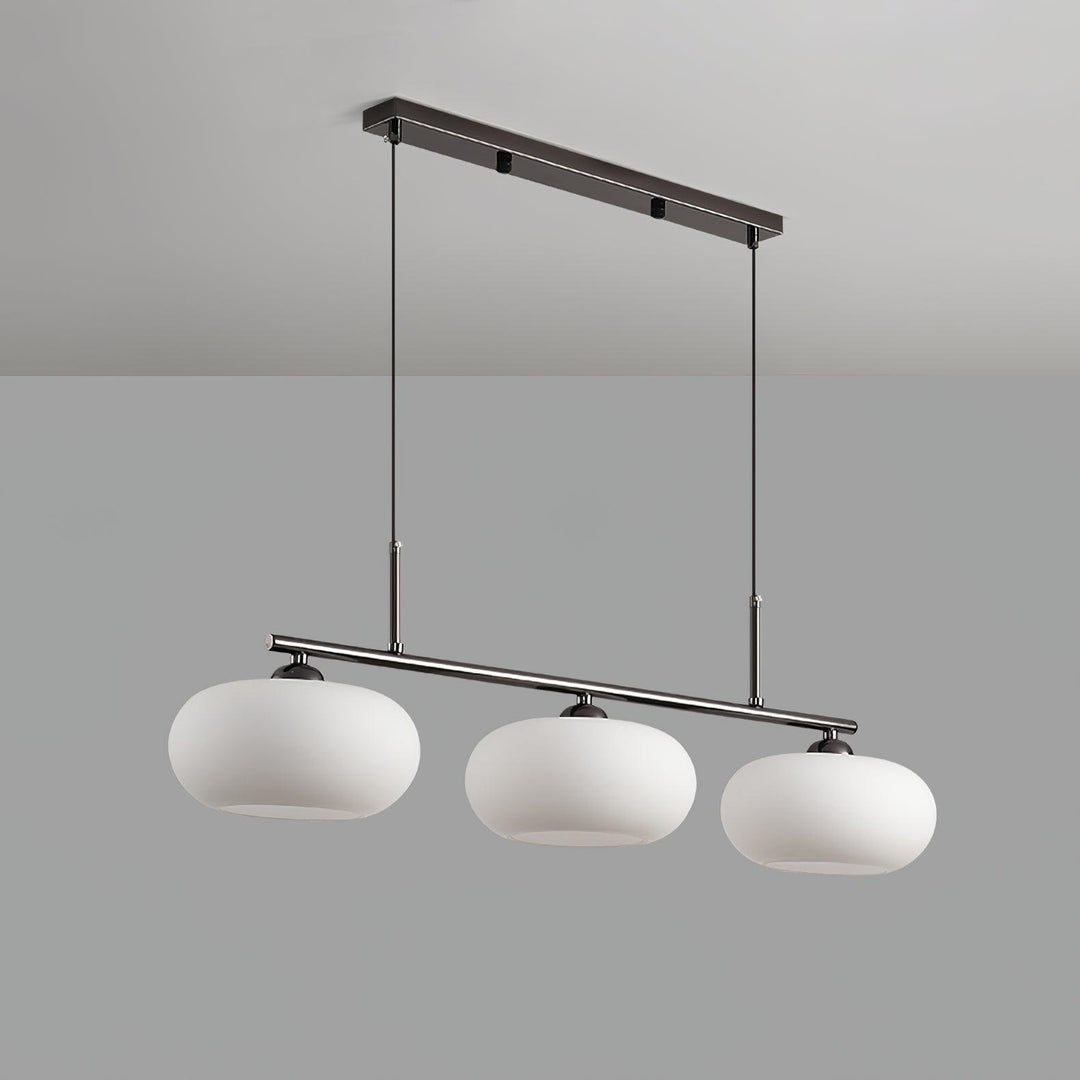 Lustra Suspension Lampe Linéaire à 3 Lumières en Forme de Globe - Neutralighting