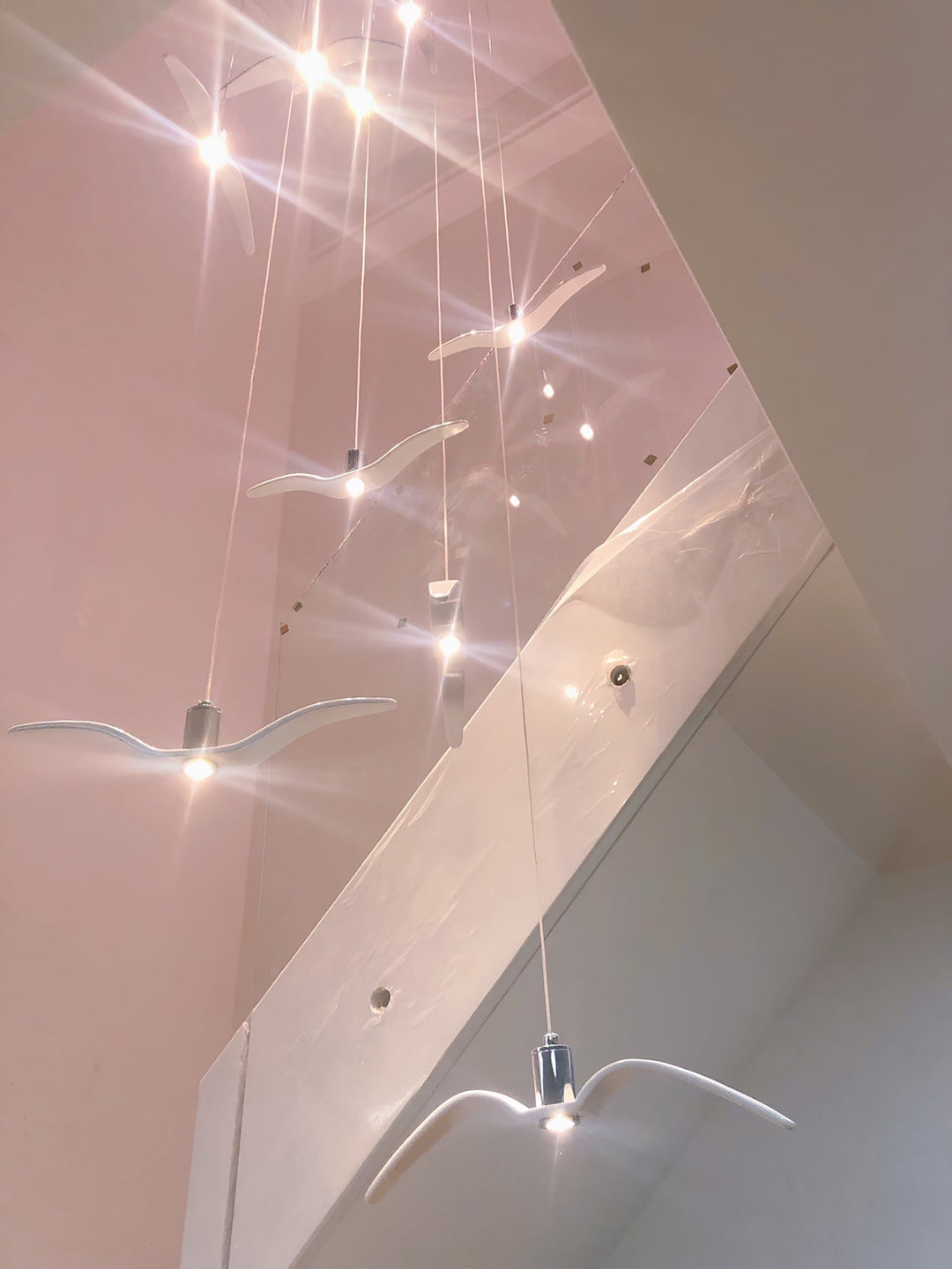 Lustra Suspension Lampe Ailes d&