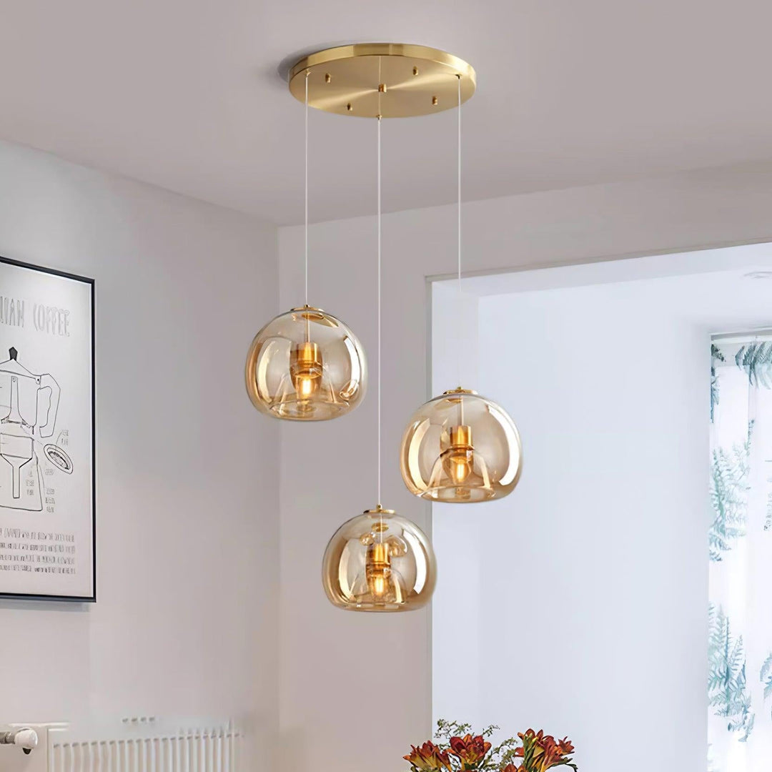 Avola Lampe Pendante Verre Minimaliste - Neutralighting