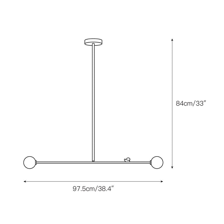 Zaveniel Suspension en Laiton et Verre Moderne Minimaliste - Neutralighting