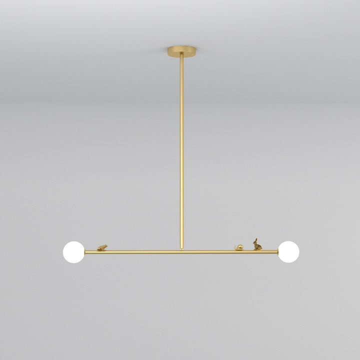 Zaveniel Suspension en Laiton et Verre Moderne Minimaliste - Neutralighting