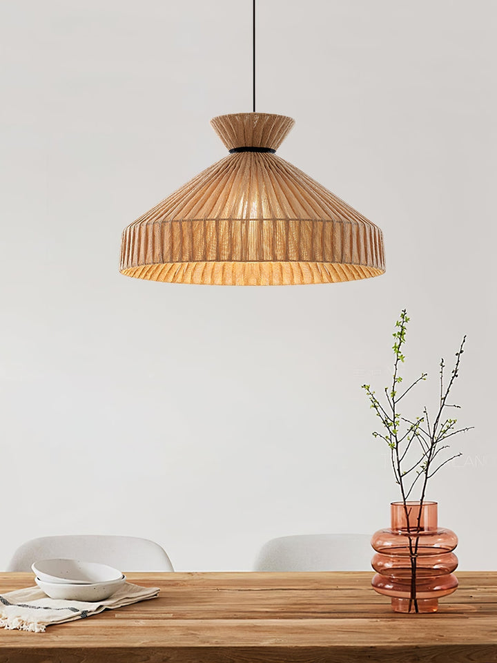 Cusoren Lampe Pendante Tissu Élégance Vague - Neutralighting