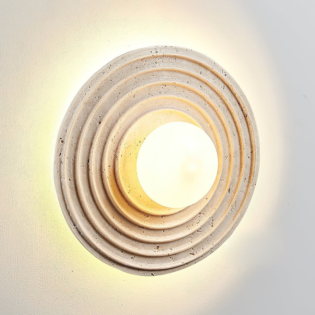 Ilorarae Applique Murale Moderne Minimaliste en Travertin - Neutralighting