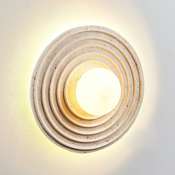Ilorarae Applique Murale Moderne Minimaliste en Travertin - Neutralighting