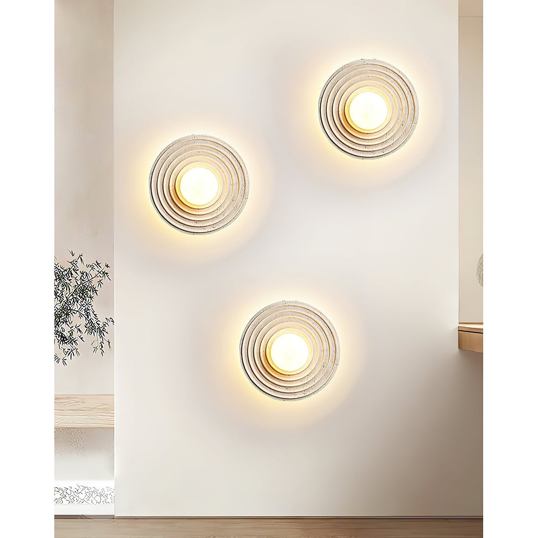 Ilorarae Applique Murale Moderne Minimaliste en Travertin - Neutralighting
