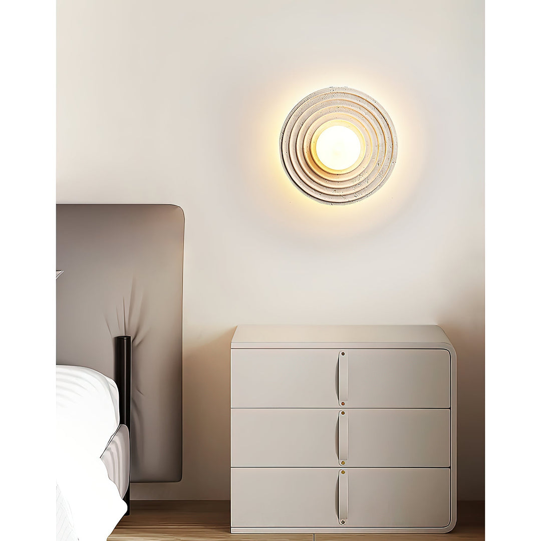 Ilorarae Applique Murale Moderne Minimaliste en Travertin - Neutralighting
