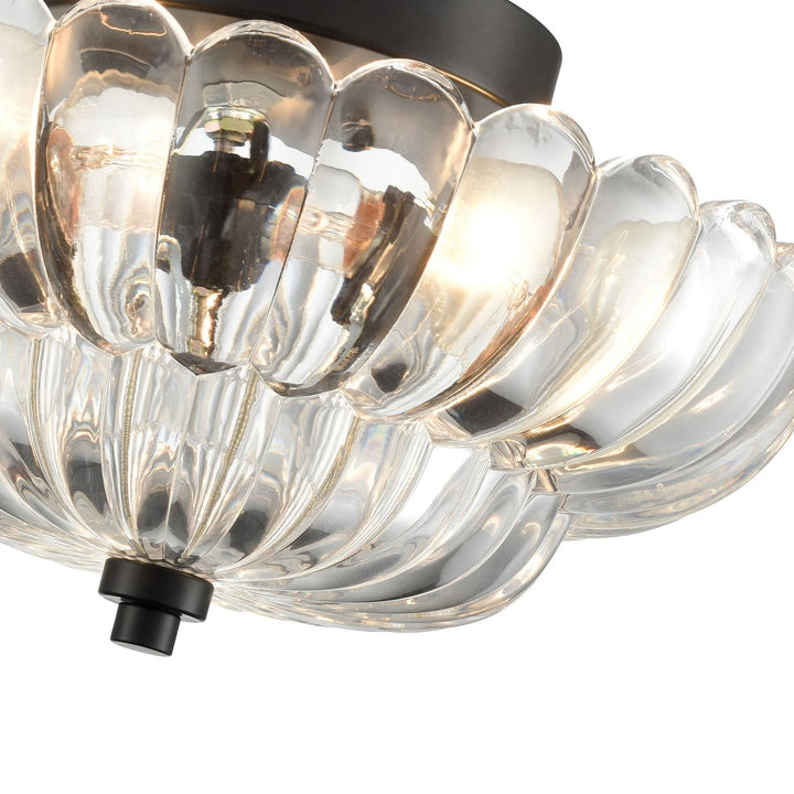 Arisha Moderne Parapluie Verre Plafonnier - Neutralighting