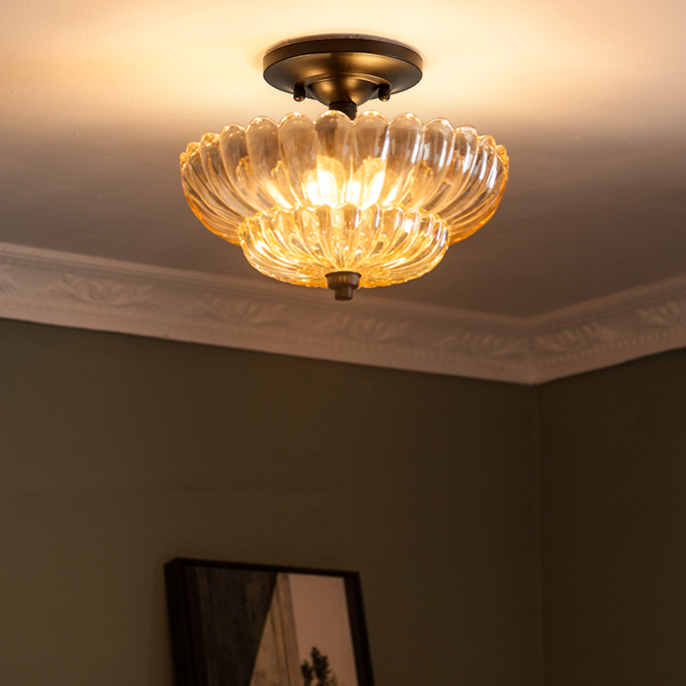 Arisha Moderne Parapluie Verre Plafonnier - Neutralighting
