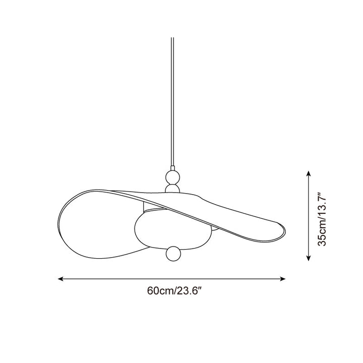 Serafina Lampe Pendante Moderne en Tissu - Neutralighting