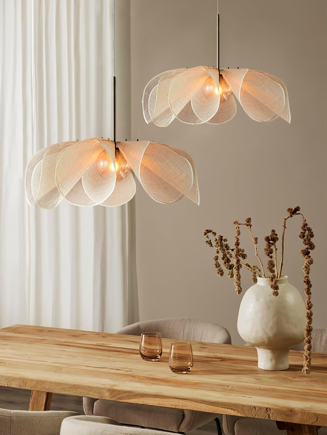Elowe Lampe Pendante en Fibres d&