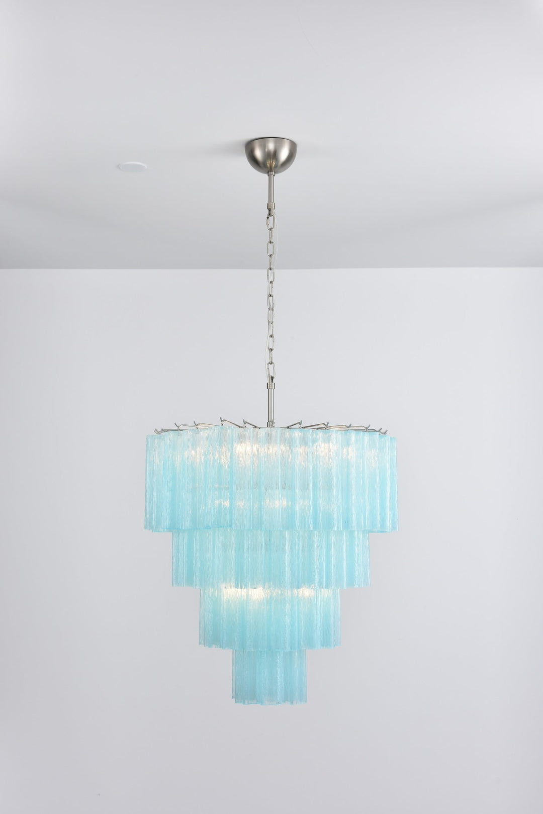 Aurora Lustre Cascade Superposé Verre Élégant Vintage - Neutralighting