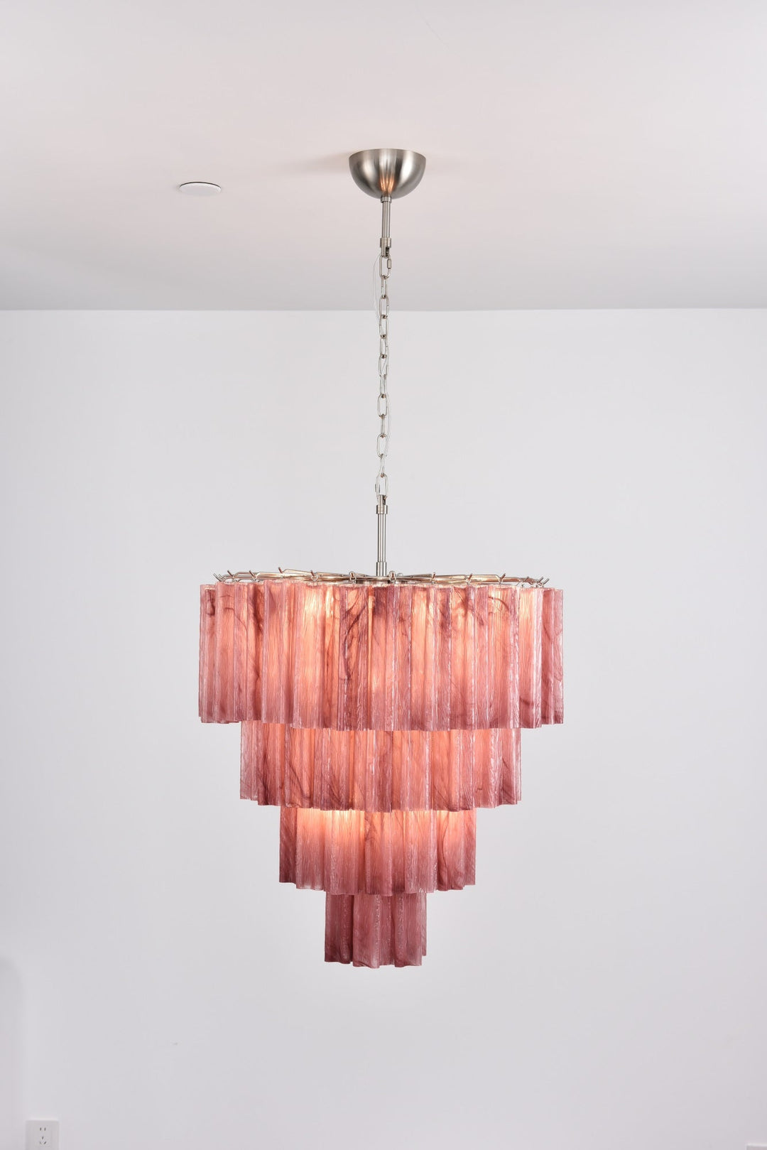 Aurora Lustre Cascade Superposé Verre Élégant Vintage - Neutralighting