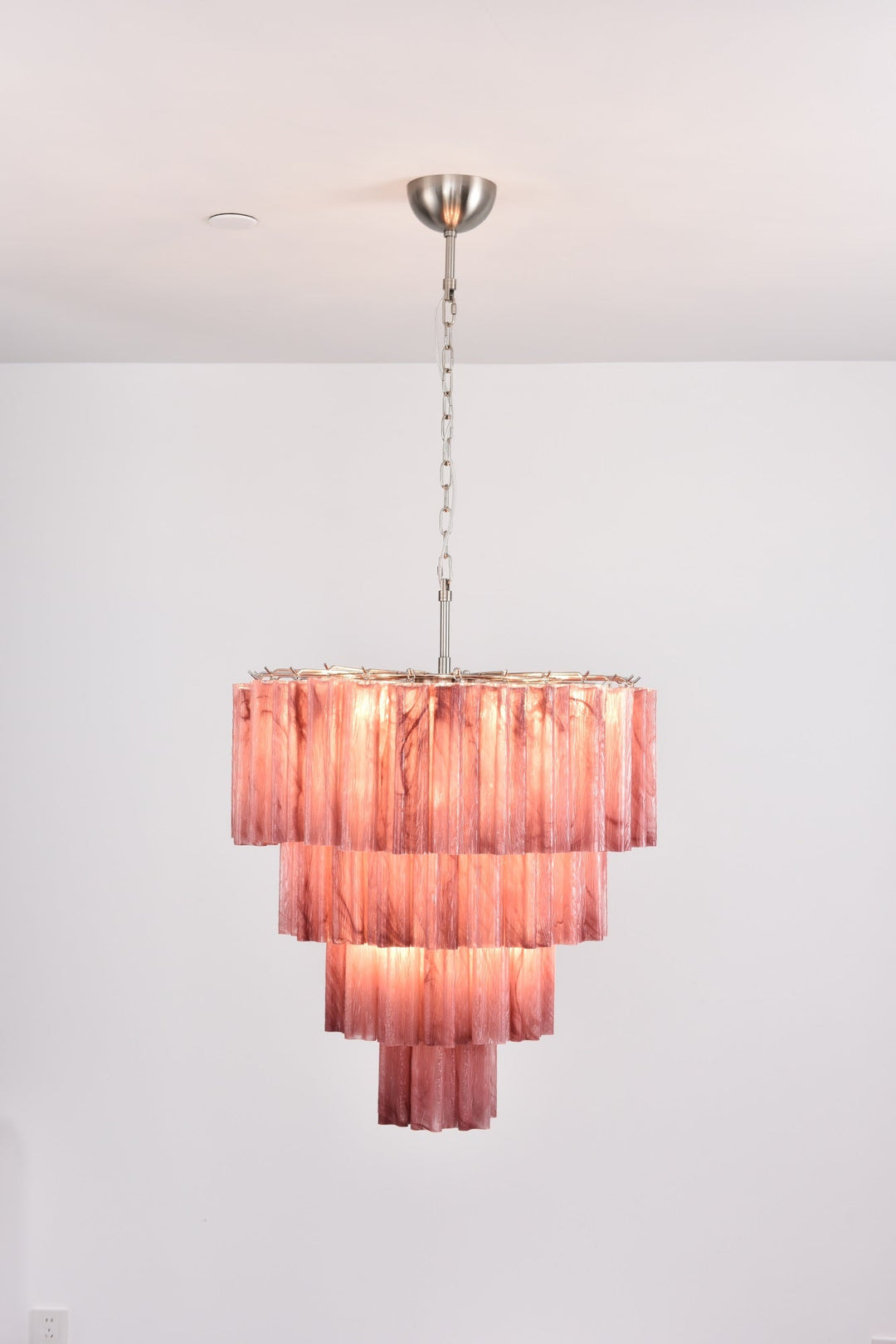Aurora Lustre Cascade Superposé Verre Élégant Vintage - Neutralighting