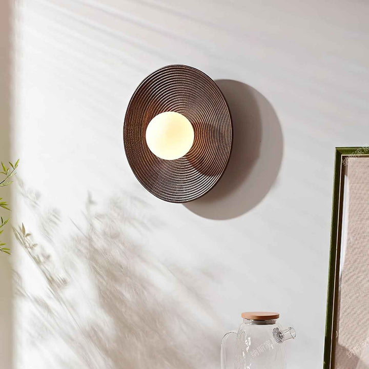 Serena Bois 28cm Blanc LED 10W
