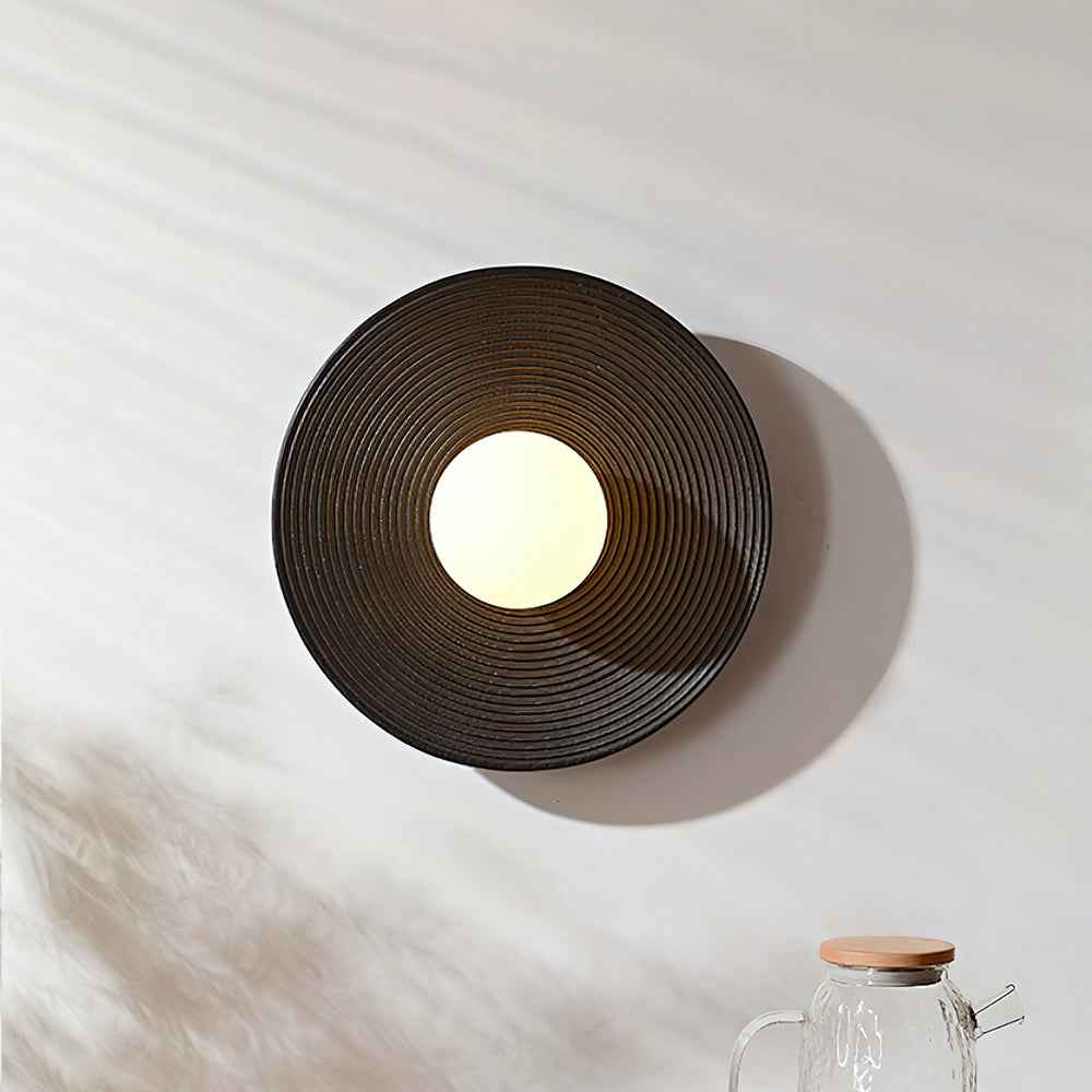 Serena Bois 28cm Blanc LED 10W