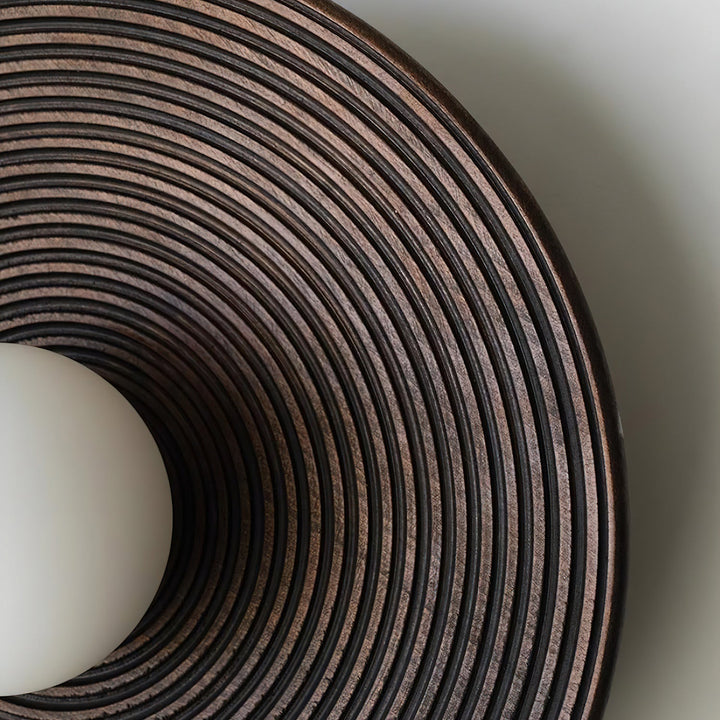 Serena Applique Murale Bois Rond Minimaliste - Neutralighting