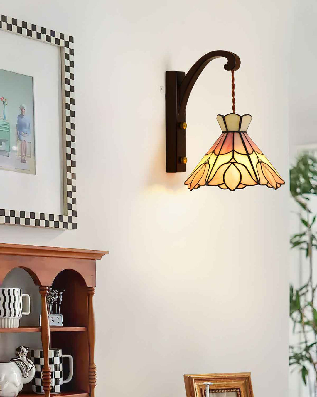 Lampe Bois en Noyer – Design Épuré