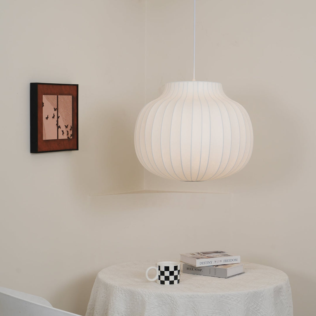 Lumina Lampe Pendante en Soie Canellée - Neutralighting