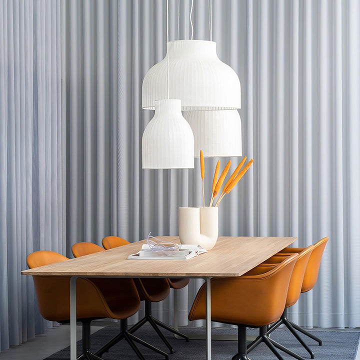 Lumina Lampe Pendante en Soie Canellée - Neutralighting