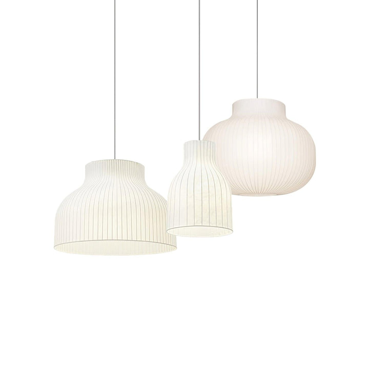 Lumina Lampe Pendante en Soie Canellée - Neutralighting