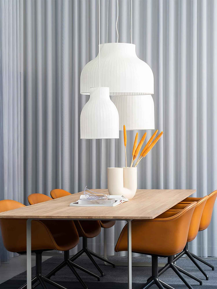 Lumina Lampe Pendante en Soie Canellée - Neutralighting