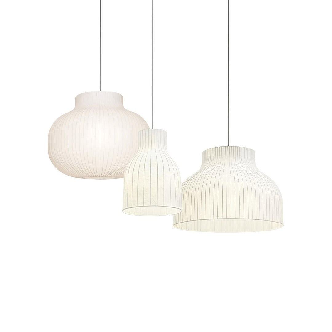 Lumina Lampe Pendante en Soie Canellée - Neutralighting