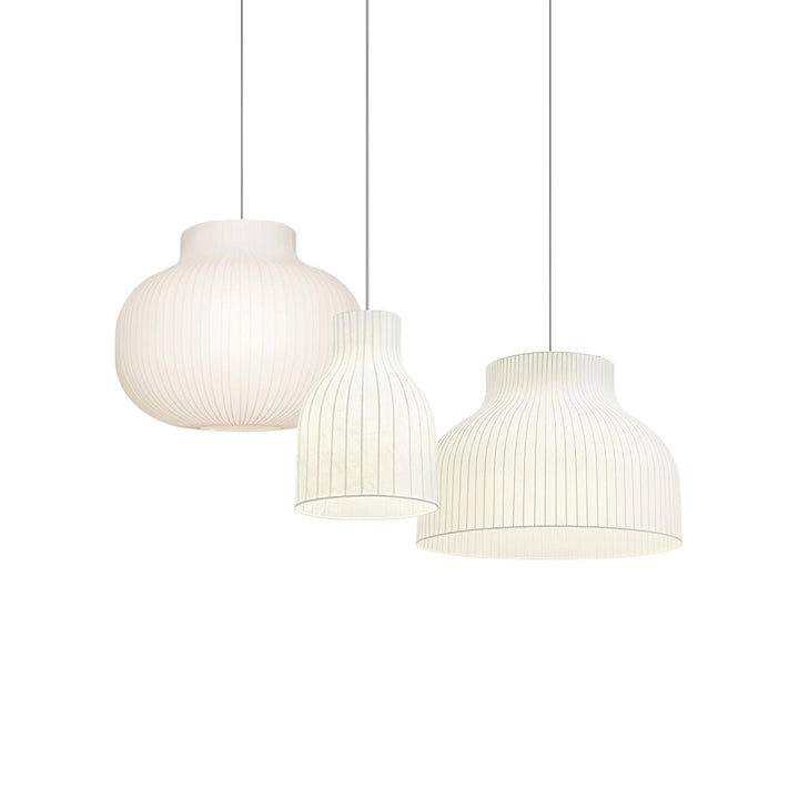 Lumina Lampe Pendante en Soie Canellée - Neutralighting