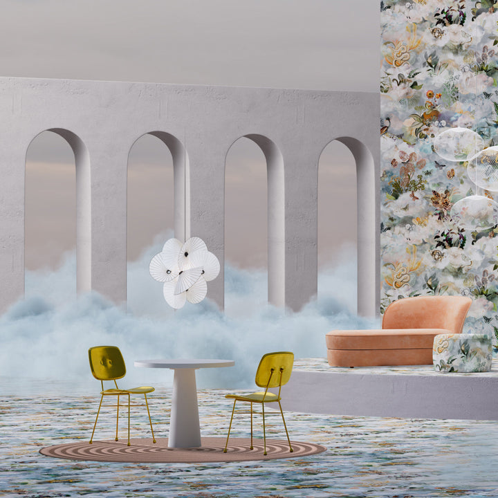 Zerinarae Suspension en Métal et Tissu, Créativité Individuelle - Neutralighting