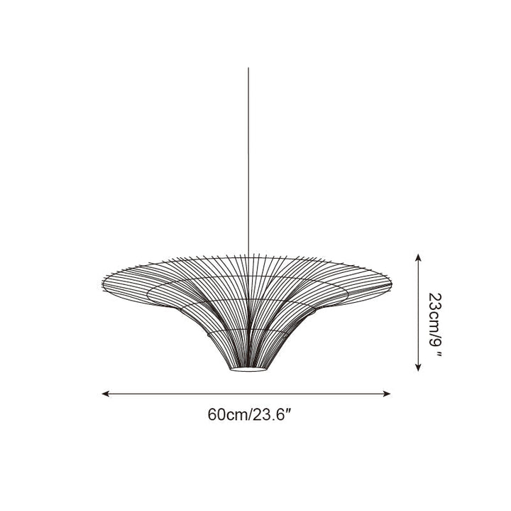 Juvio Lampe Suspension Rattan Tissée à la Main - Neutralighting