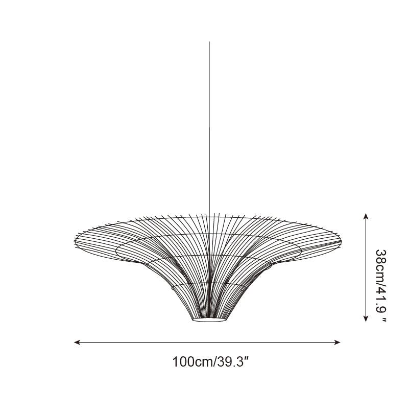 Juvio Lampe Suspension Rattan Tissée à la Main - Neutralighting