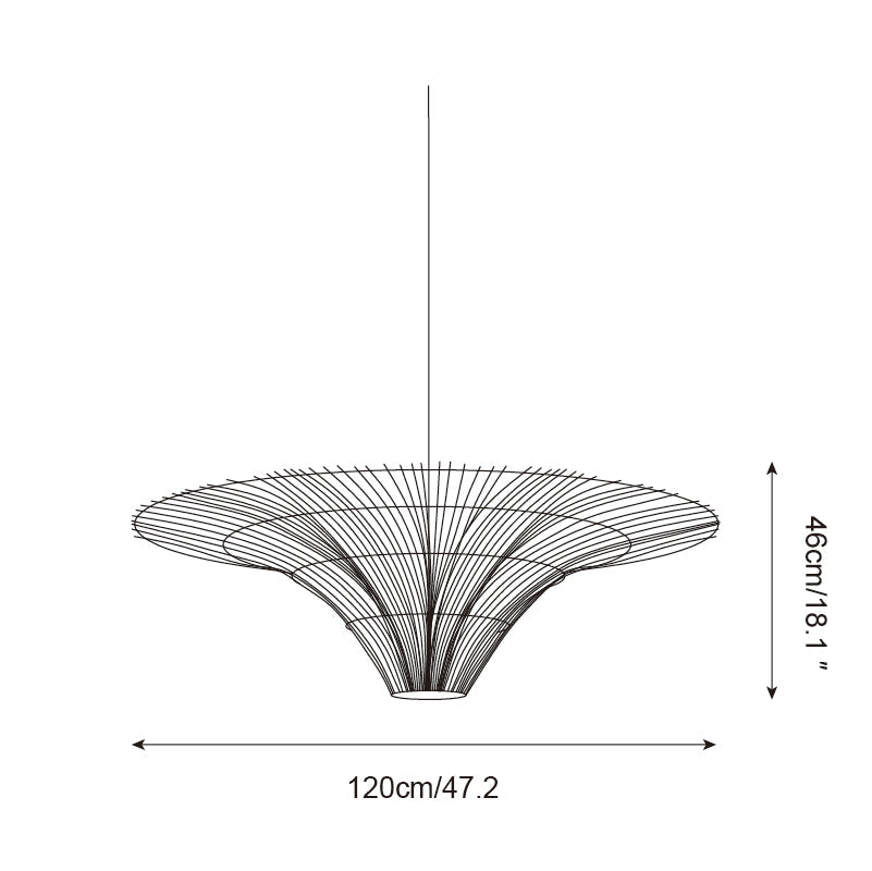 Juvio Lampe Suspension Rattan Tissée à la Main - Neutralighting