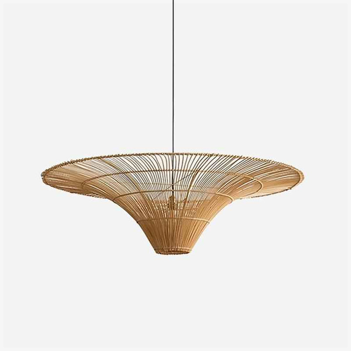 Juvio Lampe Suspension Rattan Tissée à la Main - Neutralighting