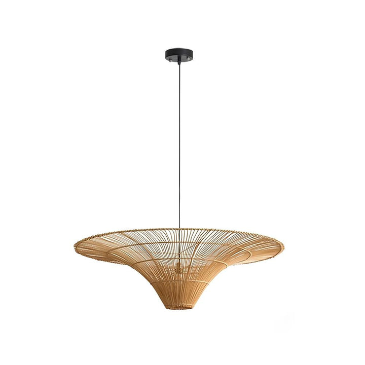 Juvio Lampe Suspension Rattan Tissée à la Main - Neutralighting
