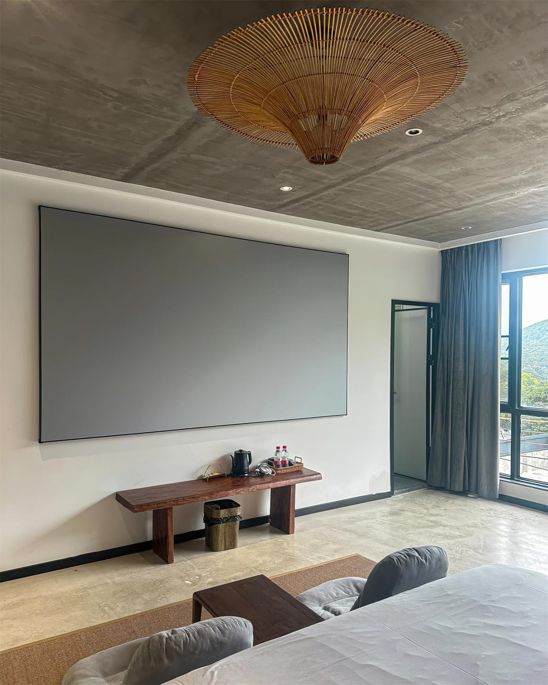 Juvio Lampe Suspension Rattan Tissée à la Main - Neutralighting
