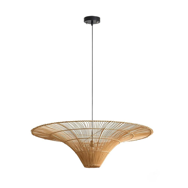 Juvio Lampe Suspension Rattan Tissée à la Main - Neutralighting