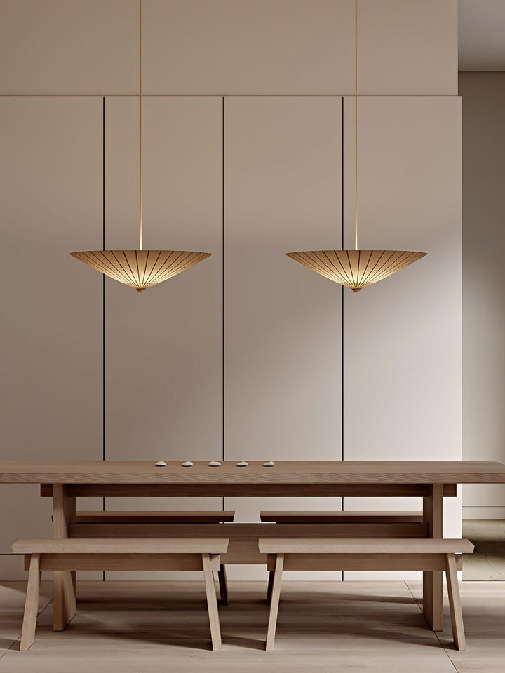 Solara Suspension Parapluie en Papier Plissé Salle à Manger - Neutralighting